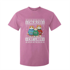 Christmas Childless Cat Lady T Shirt For Kid Cute Cats Cat Mom Meowy Xmas Kamala 2024 TS09 Azalea Print Your Wear
