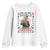 Funny Christmas Trump Youth Sweatshirt Joy To The World I'm Your President 2024 TS09 White Print Your Wear