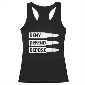 Deny Defend Depose Bullet Racerback Tank Top TS09 Black Print Your Wear