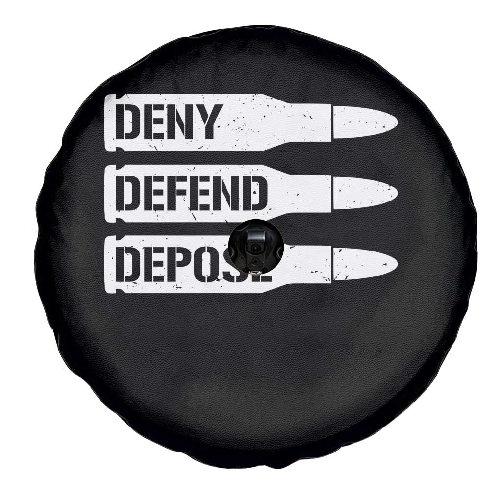 Deny Defend Depose Bullet Spare Tire Cover TS09 Print Your Wear