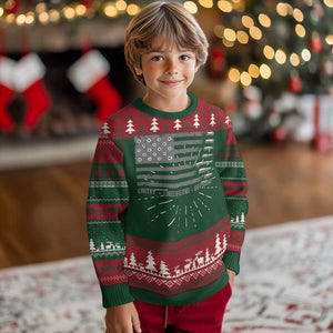 Deny Defend Depose Ugly Christmas Sweater Bullet America Flag TS09 Christmas Print Your Wear