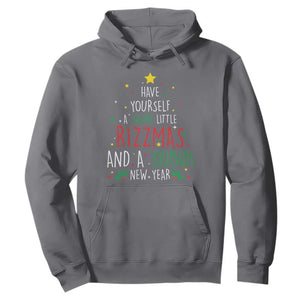 Funny Xmas Hoodie Have Yourself A Sigma Little Rizzmas And A Skibidi New Year TS09 Charcoal Print Your Wear