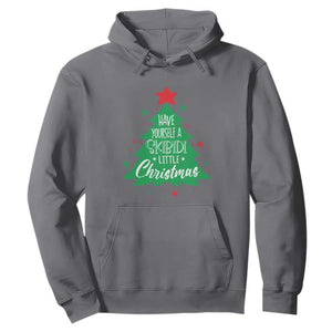 Funny Xmas Hoodie Have Yourself A Skibidi Little Rizzmas TS09 Charcoal Print Your Wear