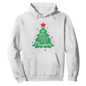 Funny Xmas Hoodie Have Yourself A Skibidi Little Rizzmas TS09 White Print Your Wear