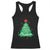 Funny Xmas Racerback Tank Top Have Yourself A Skibidi Little Rizzmas TS09 Black Print Your Wear
