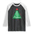 Funny Xmas Raglan Shirt Have Yourself A Skibidi Little Rizzmas TS09 Black White Print Your Wear