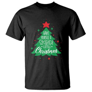 Funny Xmas T Shirt Have Yourself A Skibidi Little Rizzmas TS09 Black Print Your Wear