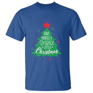 Funny Xmas T Shirt Have Yourself A Skibidi Little Rizzmas TS09 Royal Blue Print Your Wear