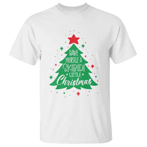 Funny Xmas T Shirt Have Yourself A Skibidi Little Rizzmas TS09 White Print Your Wear