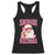 Funny Xmas Racerback Tank Top Skibidi Rizzmas Pink Santa Bubble Gum TS09 Black Print Your Wear