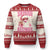Funny Xmas Ugly Christmas Sweater Skibidi Rizzmas Pink Santa Bubble Gum TS09 Red Print Your Wear