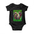 Funny Xmas Baby Onesie Skibidi Rizzmas Cool Santa Rizz TS09 Black Print Your Wear