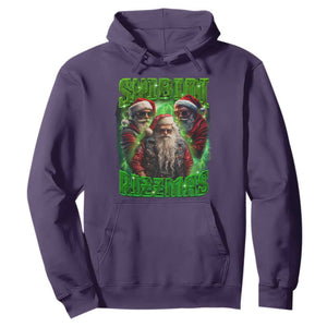 Funny Xmas Hoodie Skibidi Rizzmas Cool Santa Rizz TS09 Purple Print Your Wear