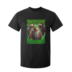 Funny Xmas T Shirt For Kid Skibidi Rizzmas Cool Santa Rizz TS09 Black Print Your Wear