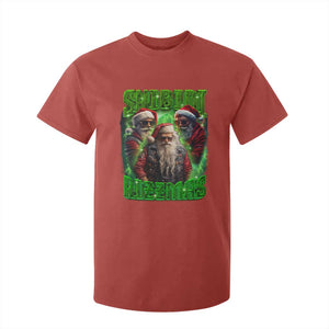 Funny Xmas T Shirt For Kid Skibidi Rizzmas Cool Santa Rizz TS09 Red Print Your Wear