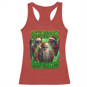 Funny Xmas Racerback Tank Top Skibidi Rizzmas Cool Santa Rizz TS09 Red Print Your Wear