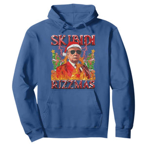 Funny Xmas Trump Hoodie Skibidi Rizzmas Cool Trump Rizz TS09 Royal Blue Print Your Wear