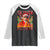 Funny Xmas Trump Raglan Shirt Skibidi Rizzmas Cool Trump Rizz TS09 Black White Print Your Wear