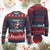 Funny Xmas Ugly Christmas Sweater Skibidi Rizzmas Cool Santa Skateboard Rizz TS09 Burgundy Print Your Wear