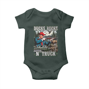 Trump Hunting Baby Onesie Ducks Bucks N' Truck Hunter Country Life TS09 Print Your Wear