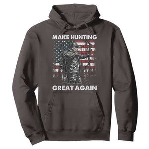 Trump Hunting Hoodie Make Hunting Great Again TS09 Dark Chocolate Print Your Wear