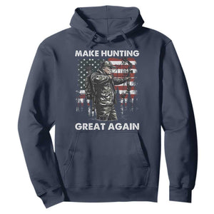 Trump Hunting Hoodie Make Hunting Great Again TS09 Navy Print Your Wear