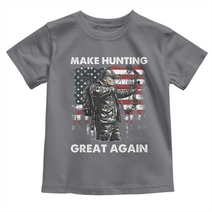 Trump Hunting Toddler T Shirt Make Hunting Great Again TS09 Charcoal Print Your Wear