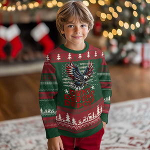 Deny Defend Depose Ugly Christmas Sweater Eagle American Flag TS09 Christmas Print Your Wear