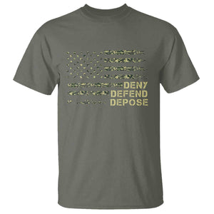 Deny Defend Depose T Shirt Camo American Flag TS09 Military Green Print Your Wear