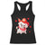Valentine's Day Racerback Tank Top Vintage Retro Puppy Dog Cowboy TS09 Black Print Your Wear