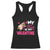 Valentine's Day Racerback Tank Top My Pug Is My Valentine Funny Dog Rose TS09 Black Print Your Wear