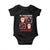 Valentine's Day Baby Onesie My Pomeranian Is My Valentine Cute Dog Heart TS09 Black Print Your Wear