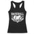 Valentine's Day Racerback Tank Top Baseball Is My Valentine Funny Sport TS09 Black Print Your Wear