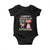 Happy Valentines Day And Yes It Is My Birthday Funny Heart Baby Onesie TS09 Black Print Your Wear