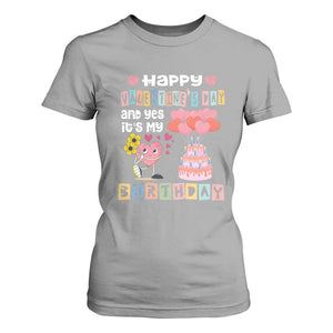 Happy Valentines Day And Yes It Is My Birthday Funny Heart T Shirt For Women TS09 Sport Gray Print Your Wear