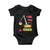 Valentine's Day Baby Onesie I Dig You Construction Truck Heart TS09 Black Print Your Wear