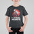Valentine's Day T Shirt For Kid I Steal Hearts Cool Dinosaur Riding Monster Truck TS09 Black Printyourwear