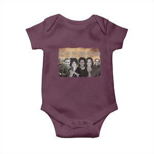 Black Women History Baby Onesie Harriet Led So Rosa Could Sit Black History TS09 Maroon Print Your Wear
