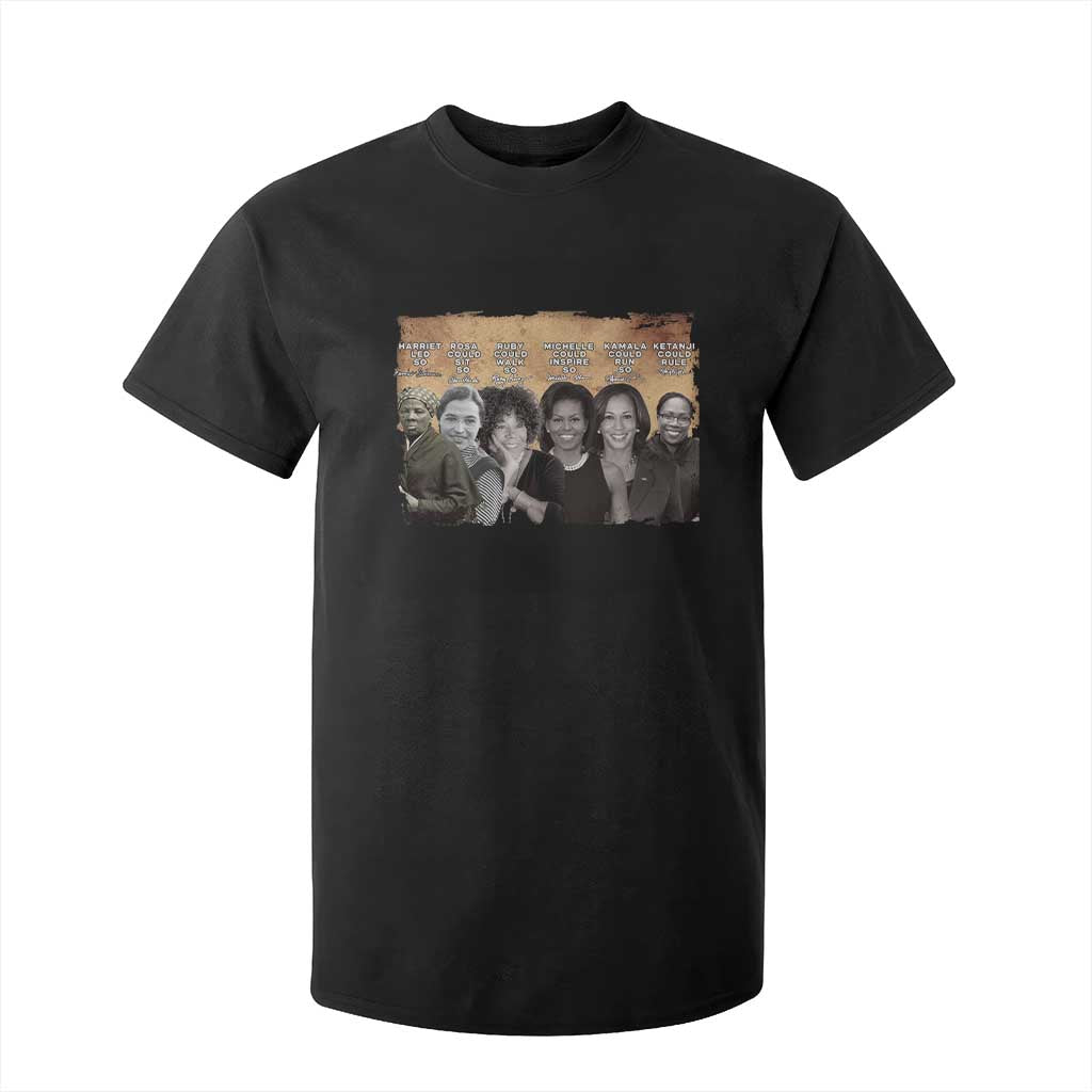 Black Women History T Shirt For Kid Harriet Led So Rosa Could Sit Black History TS09 Black Print Your Wear