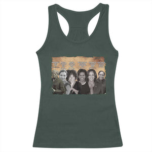 Black Women History Racerback Tank Top Harriet Led So Rosa Could Sit Black History TS09 Dark Forest Green Print Your Wear