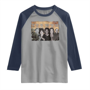 Black Women History Raglan Shirt Harriet Led So Rosa Could Sit Black History TS09 Sport Gray Navy Print Your Wear