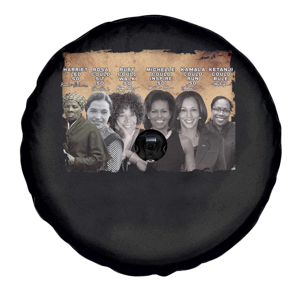 Black Women History Spare Tire Cover Harriet Led So Rosa Could Sit Black History TS09 Print Your Wear