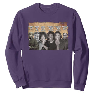 Black Women History Sweatshirt Harriet Led So Rosa Could Sit Black History TS09 Purple Print Your Wear