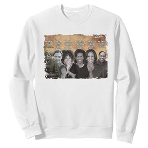 Black Women History Sweatshirt Harriet Led So Rosa Could Sit Black History TS09 White Print Your Wear