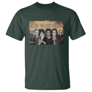 Black Women History T Shirt Harriet Led So Rosa Could Sit Black History TS09 Dark Forest Green Print Your Wear