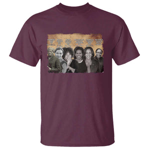 Black Women History T Shirt Harriet Led So Rosa Could Sit Black History TS09 Maroon Print Your Wear