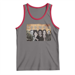 Black Women History Tank Top Harriet Led So Rosa Could Sit Black History TS09 Deep Heather Red Print Your Wear