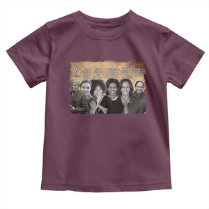 Black Women History Toddler T Shirt Harriet Led So Rosa Could Sit Black History TS09 Maroon Print Your Wear