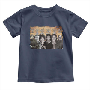 Black Women History Toddler T Shirt Harriet Led So Rosa Could Sit Black History TS09 Navy Print Your Wear