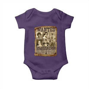 Black Women History Baby Onesie Shirley Madam Cj Sojourner Truth Well Behaved Women Seldom Make History TS09 Purple Print Your Wear